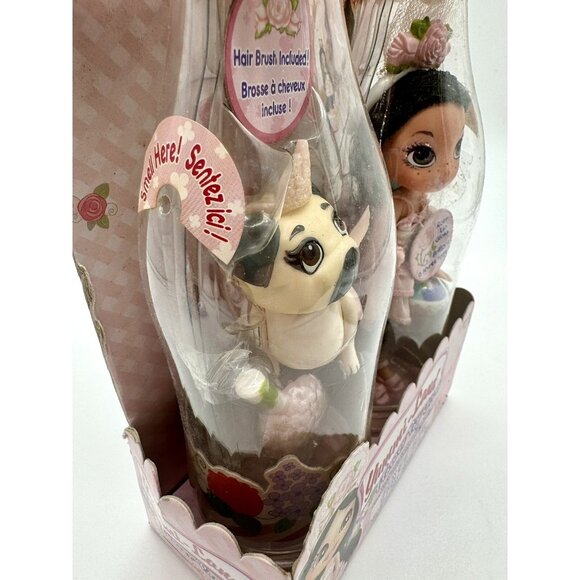 Yummi-Land Flower Pop Girls Roslyn Roxy Rose Doll Pet Dog Tina Tulip Pug In Box - Picture 7 of 7